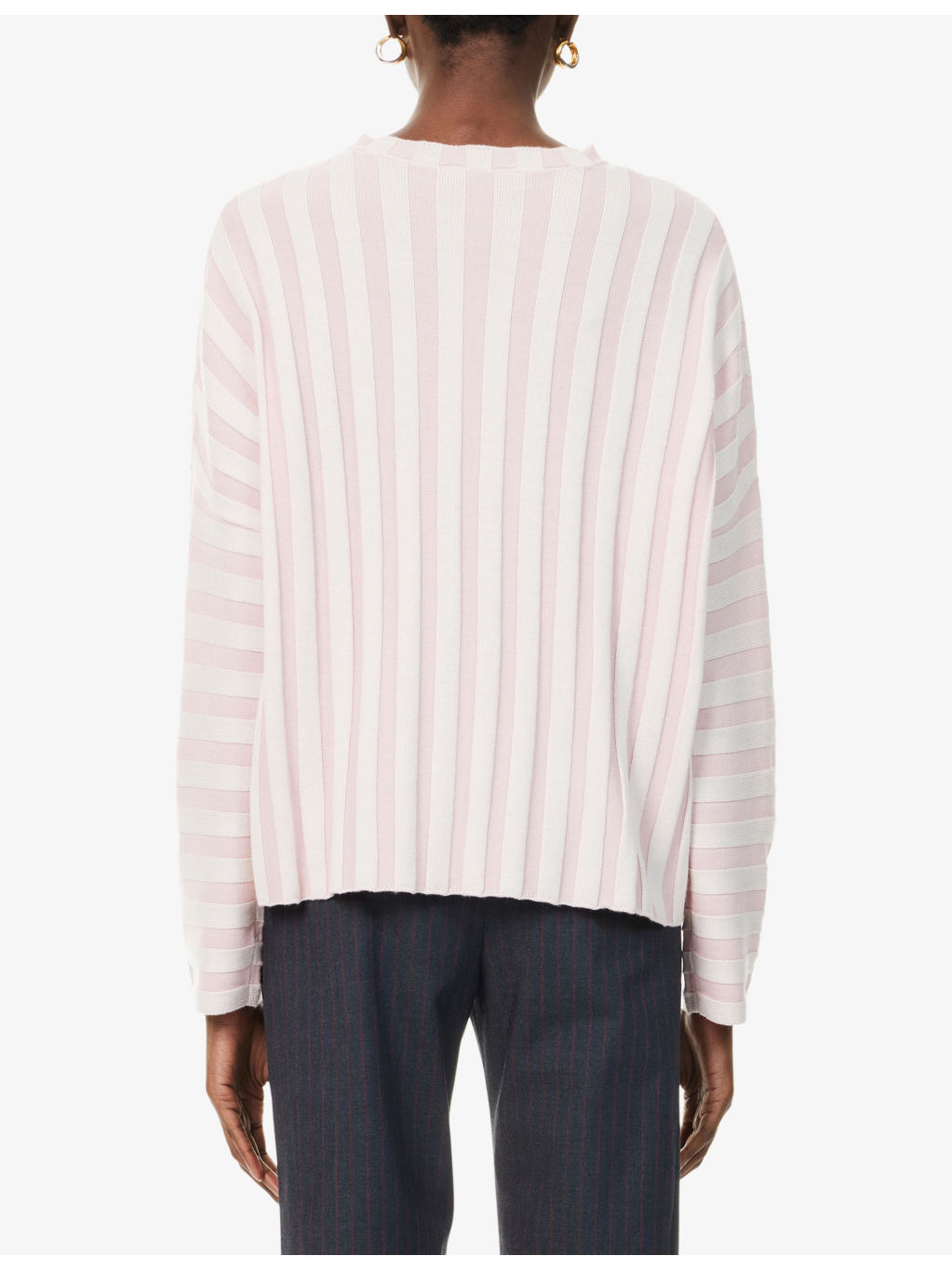 Keyboard Striped Wool Jumper - 4