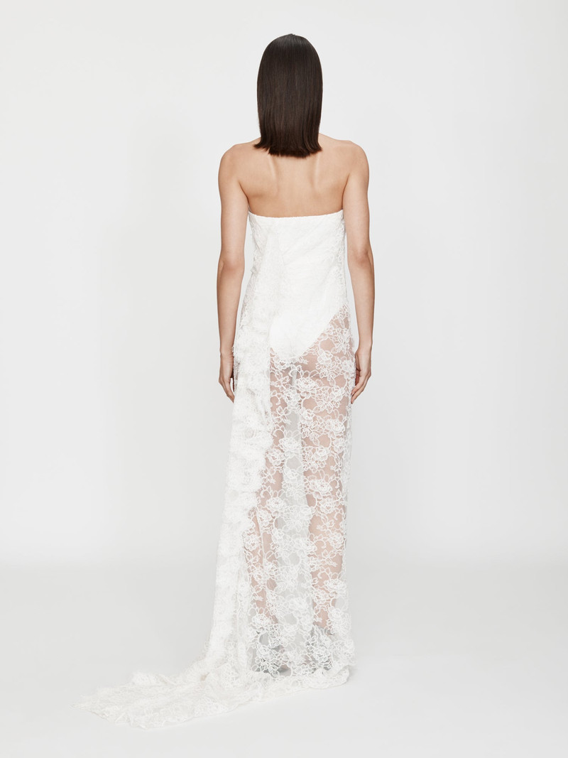 뜨 레이스 Strapless 가운 5