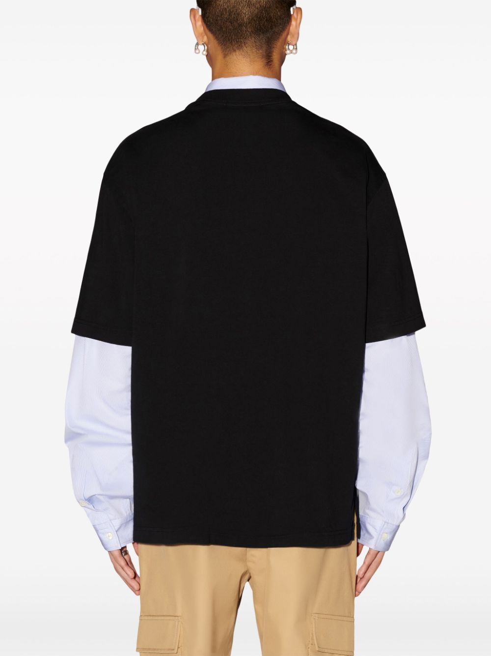 Emblem-print organic-cotton T-shirt - 5