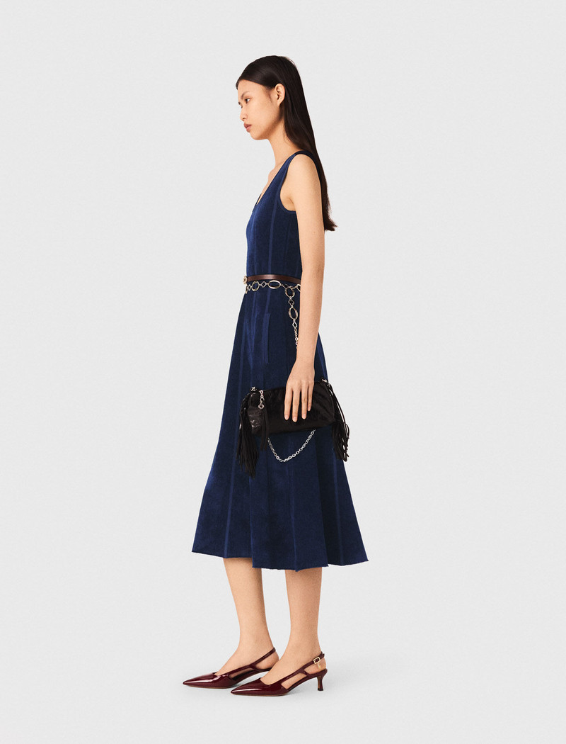 Velvet midi dress 3