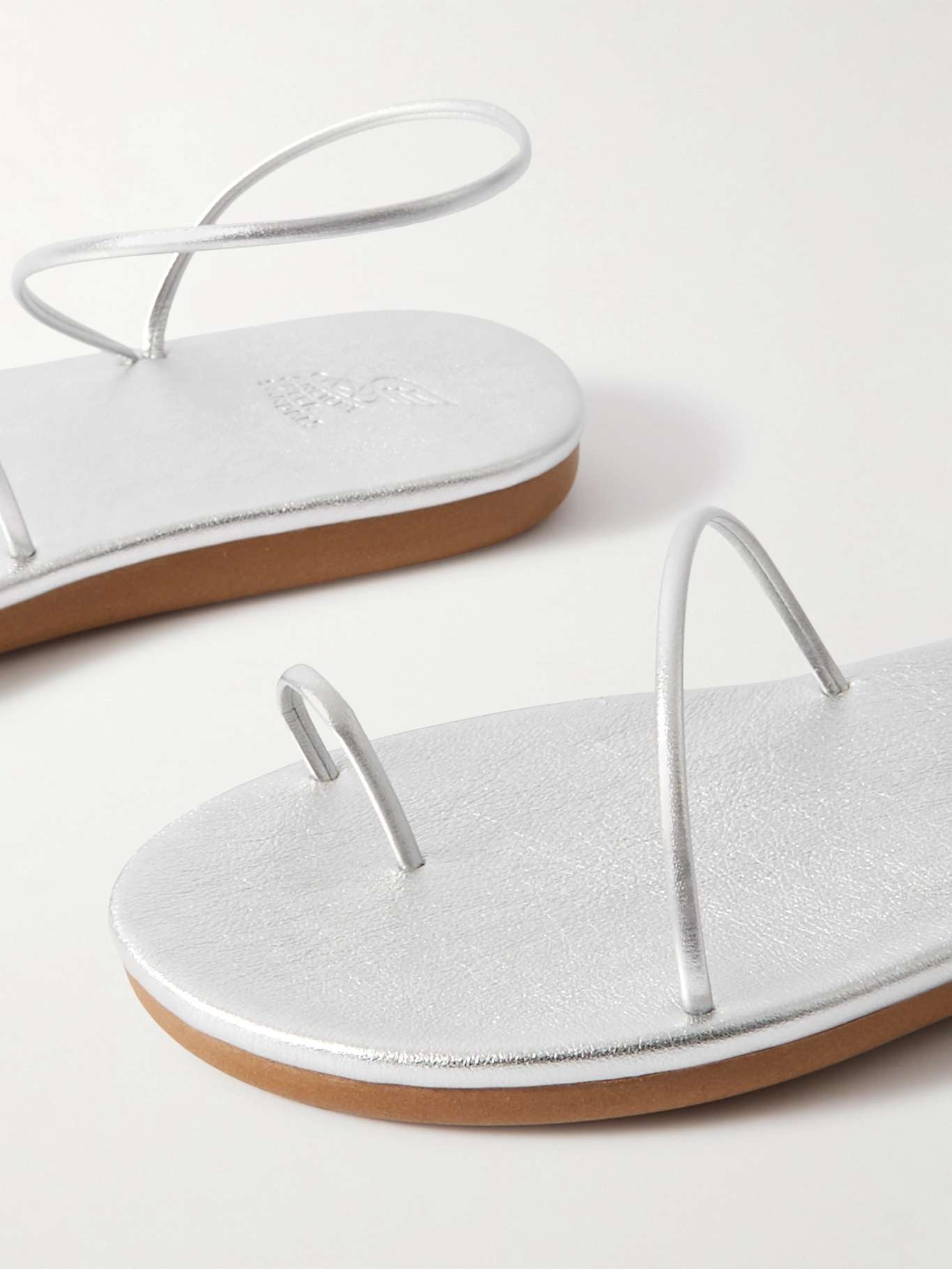 Kansiz faux leather sandals Silver - 4