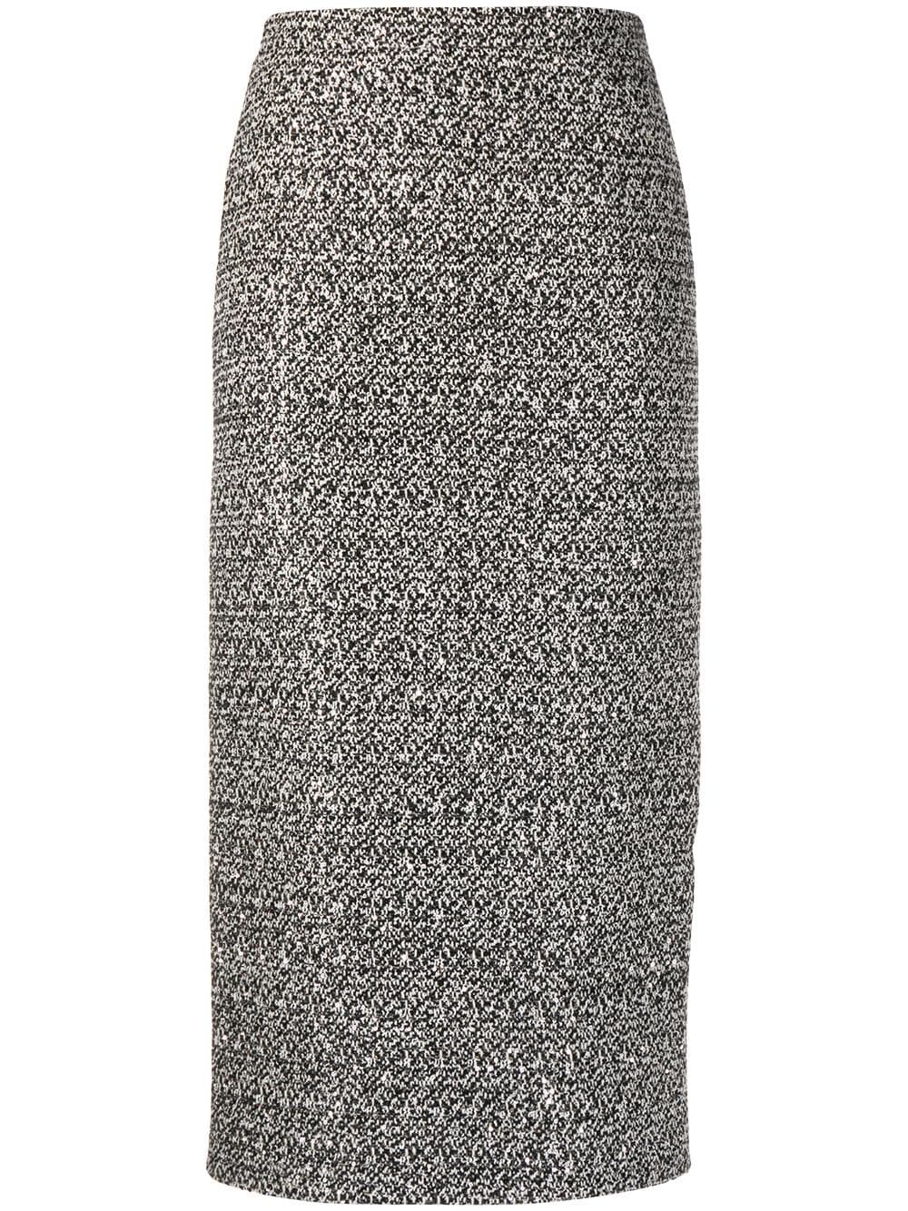 tweed midi skirt - 1