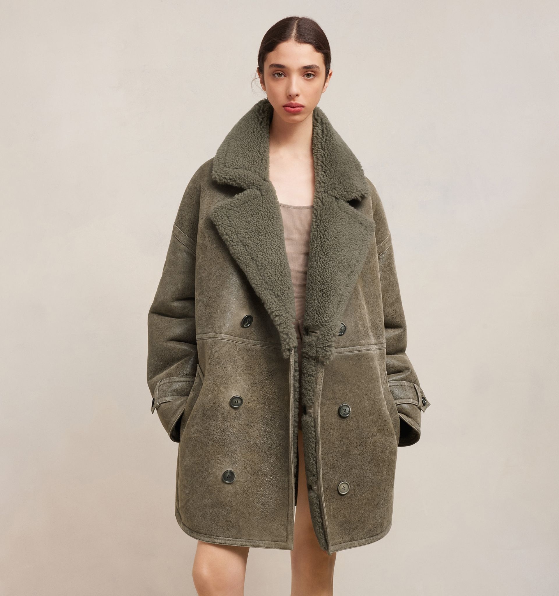 Double Breasted Coat - 7