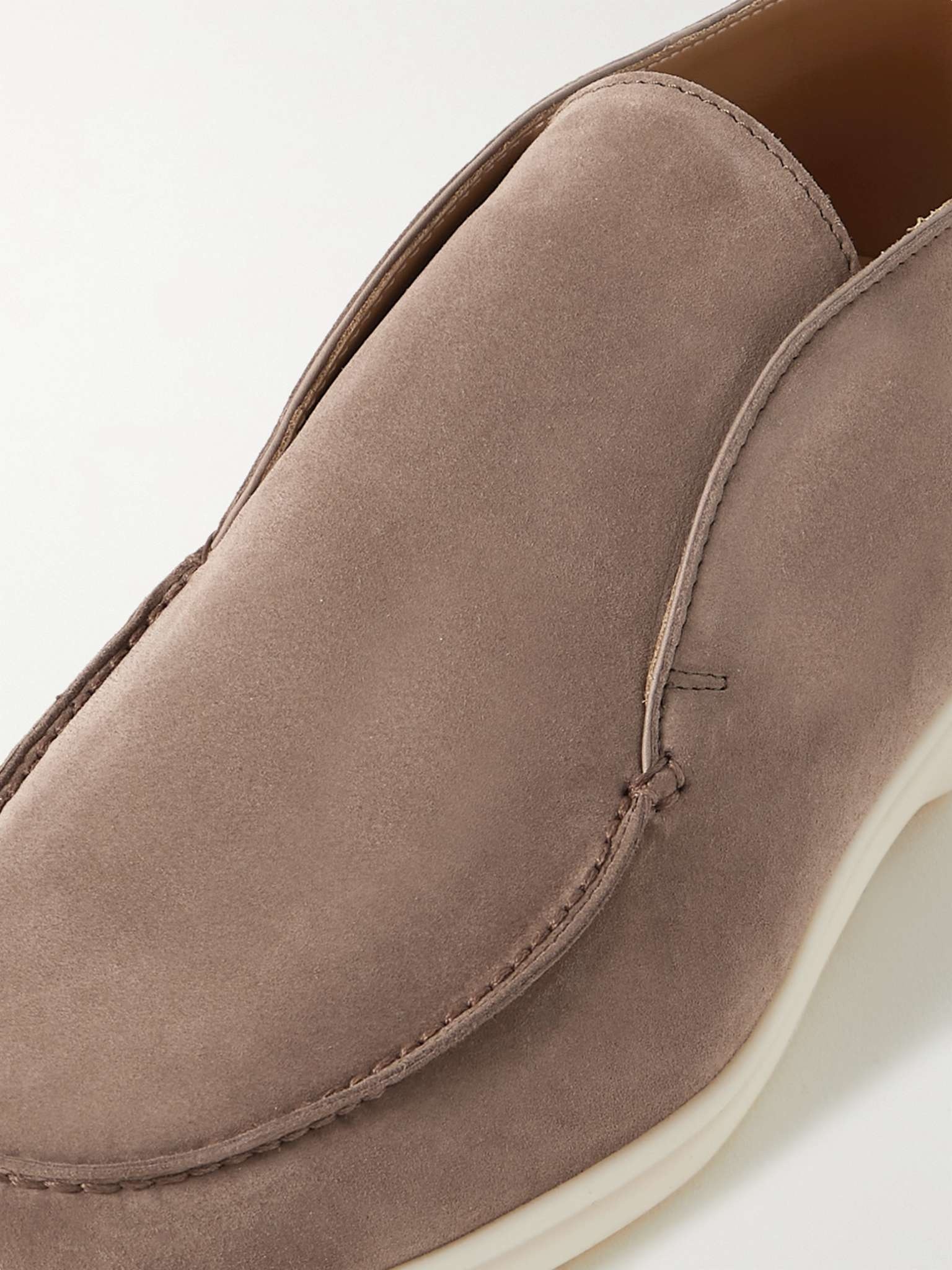 Open Walk Suede Boots - 6