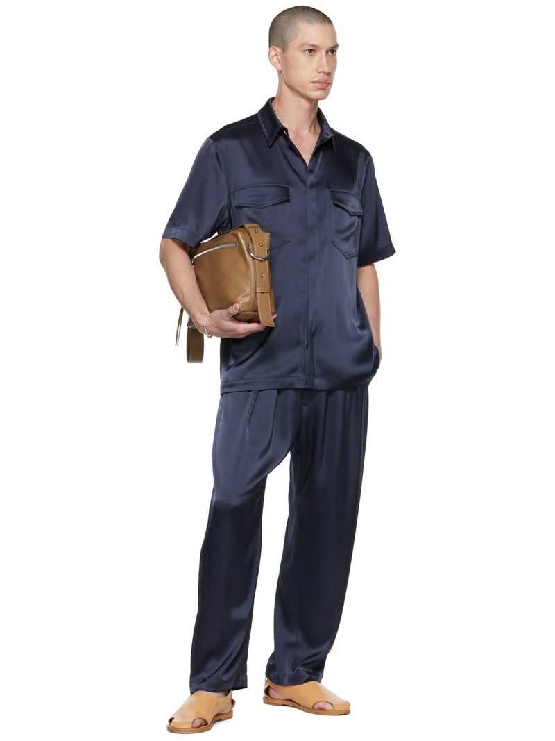 Nanushka Navy Jiro Trousers outlook