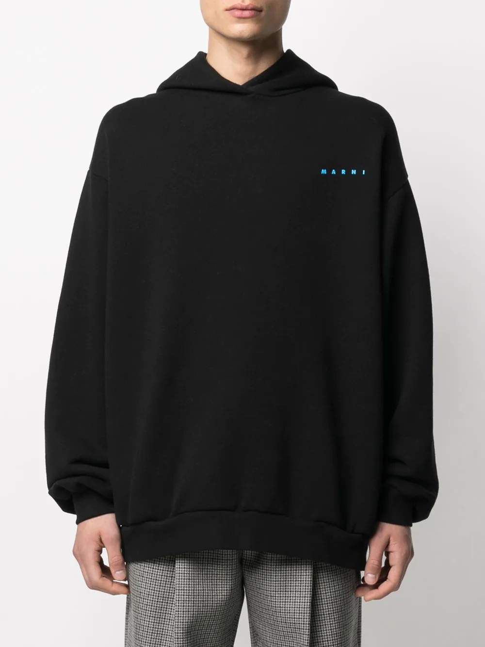 logo-print hoodie - 3