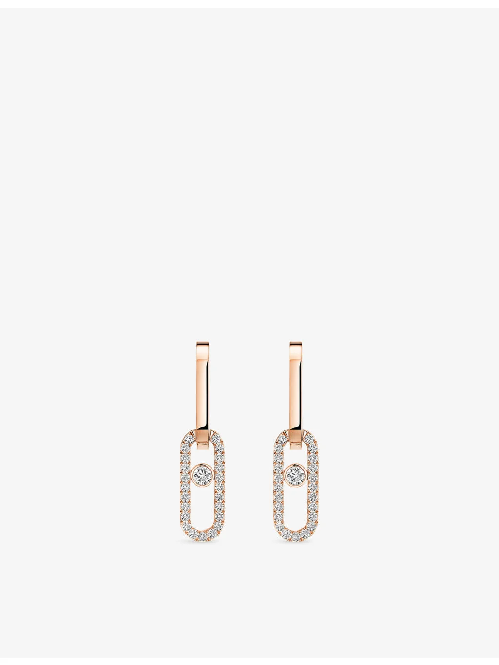 Move Link 18ct gold and 0.85ct diamond earrings - 1