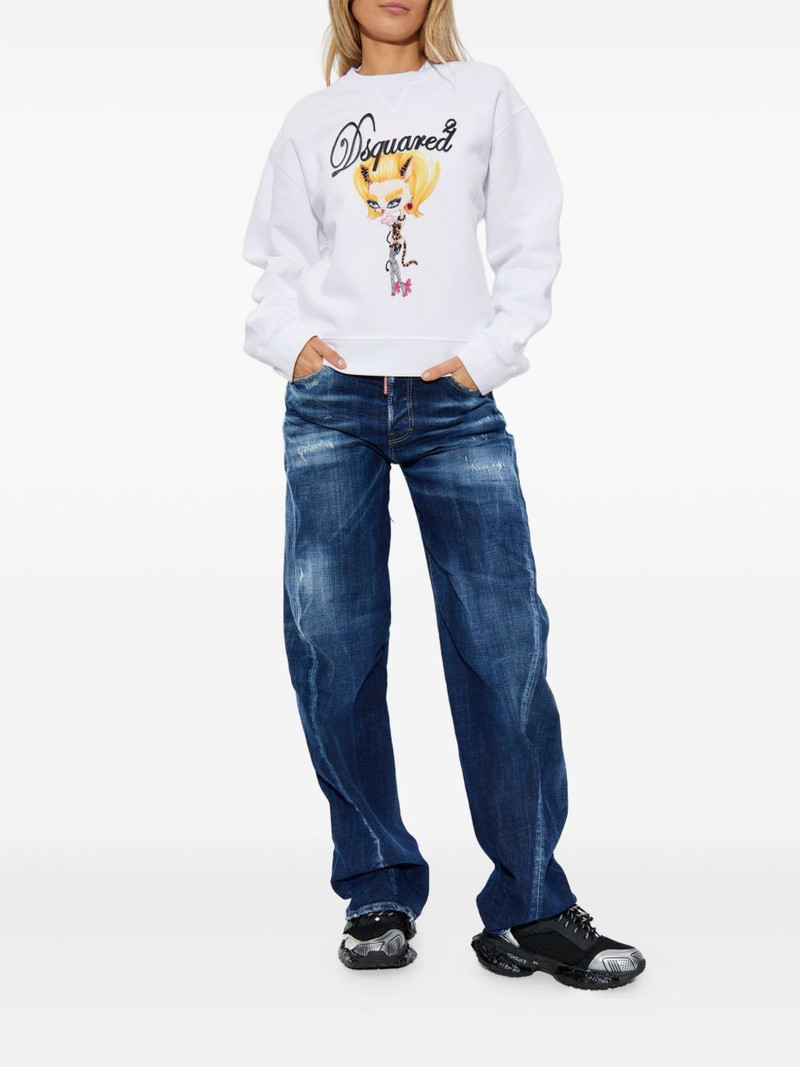 DSQUARED2 gemstone-print sweater outlook