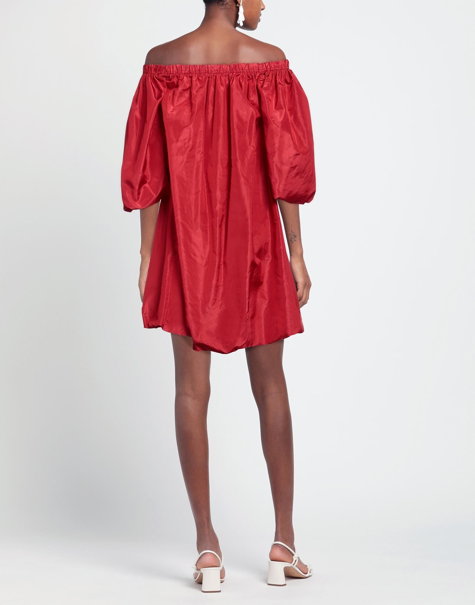 Red Women's Short Dress - 4