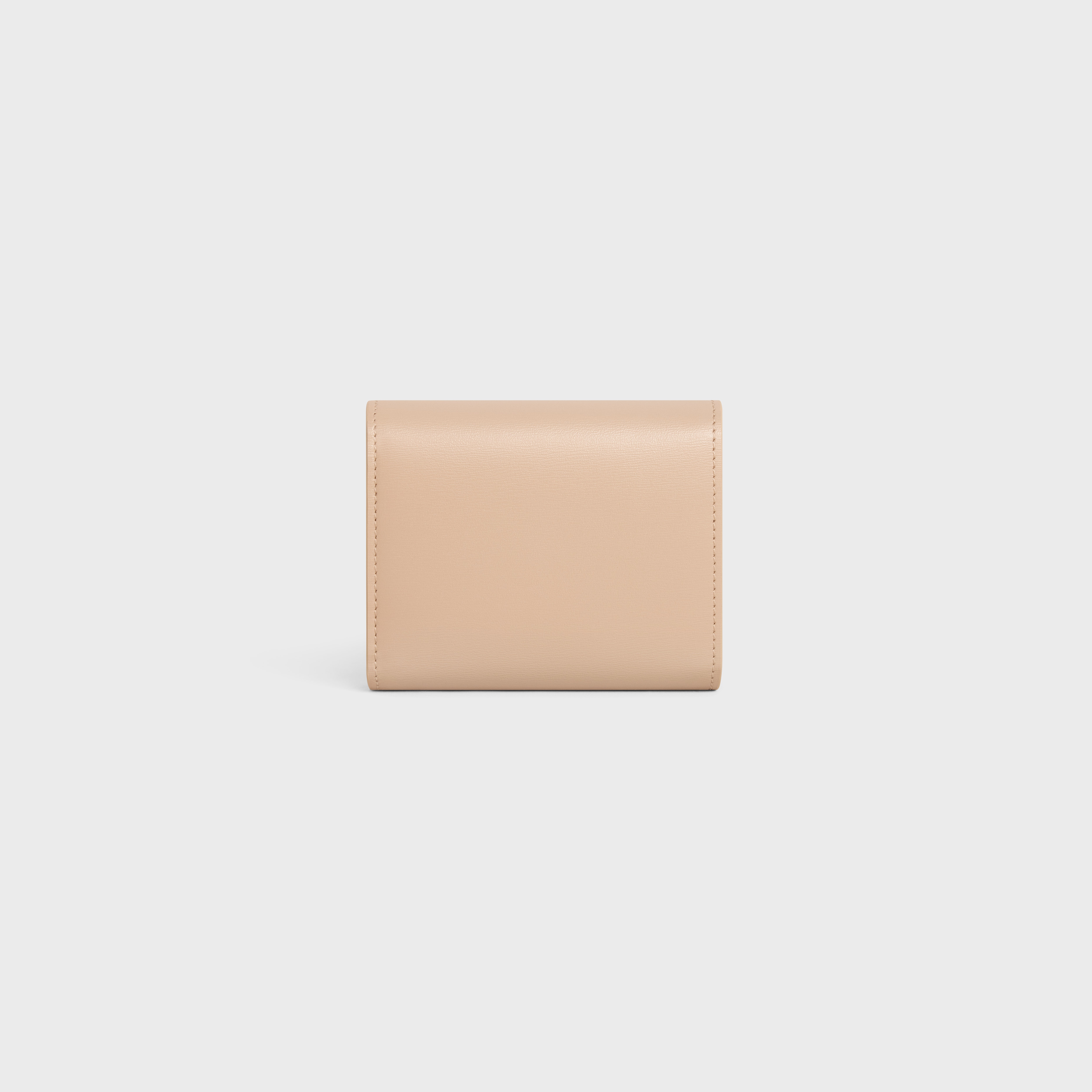 Small Flap Wallet TRIOMPHE in Shiny calfskin - 3