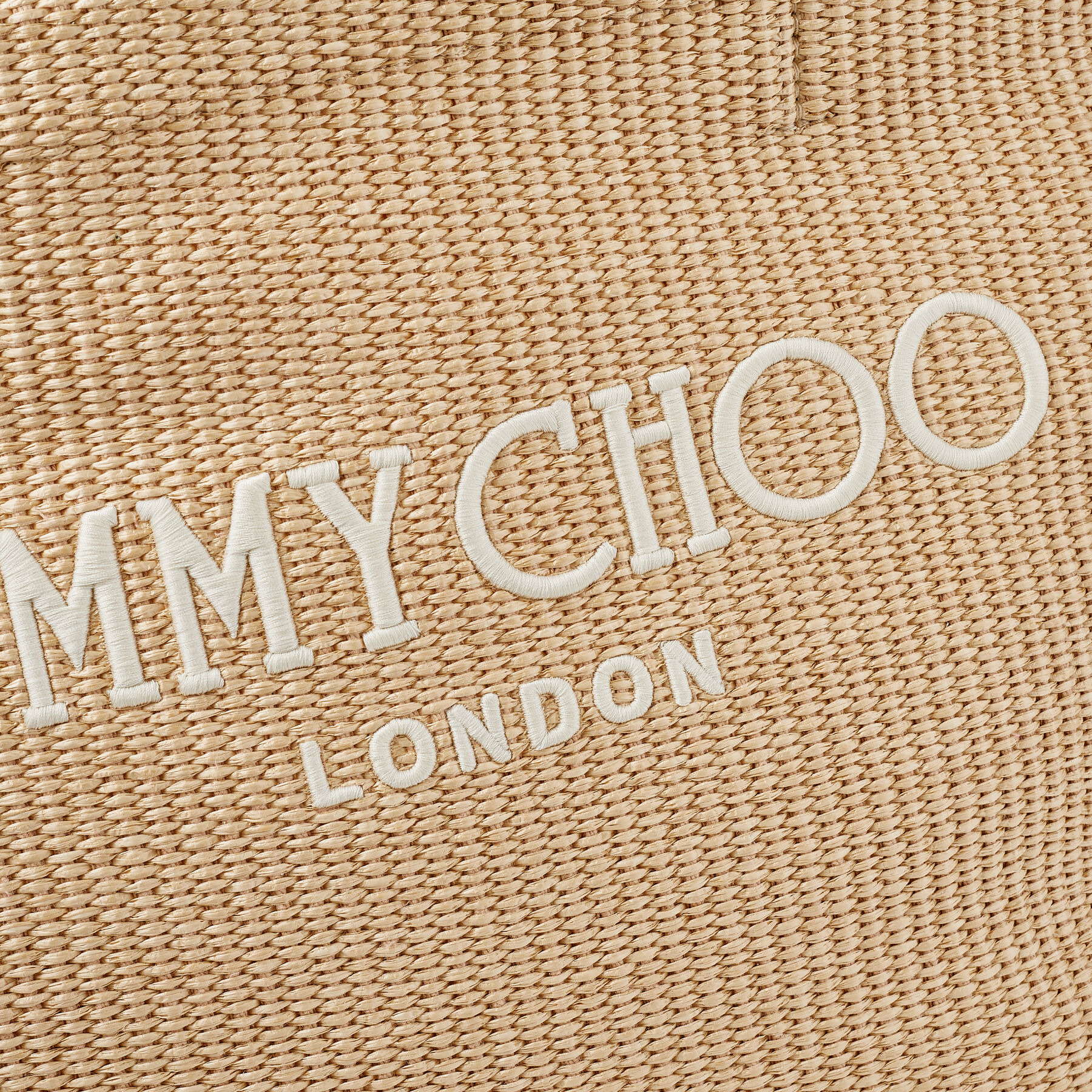 Beach Tote E/W
Natural Raffia Embroidered Tote Bag - 3