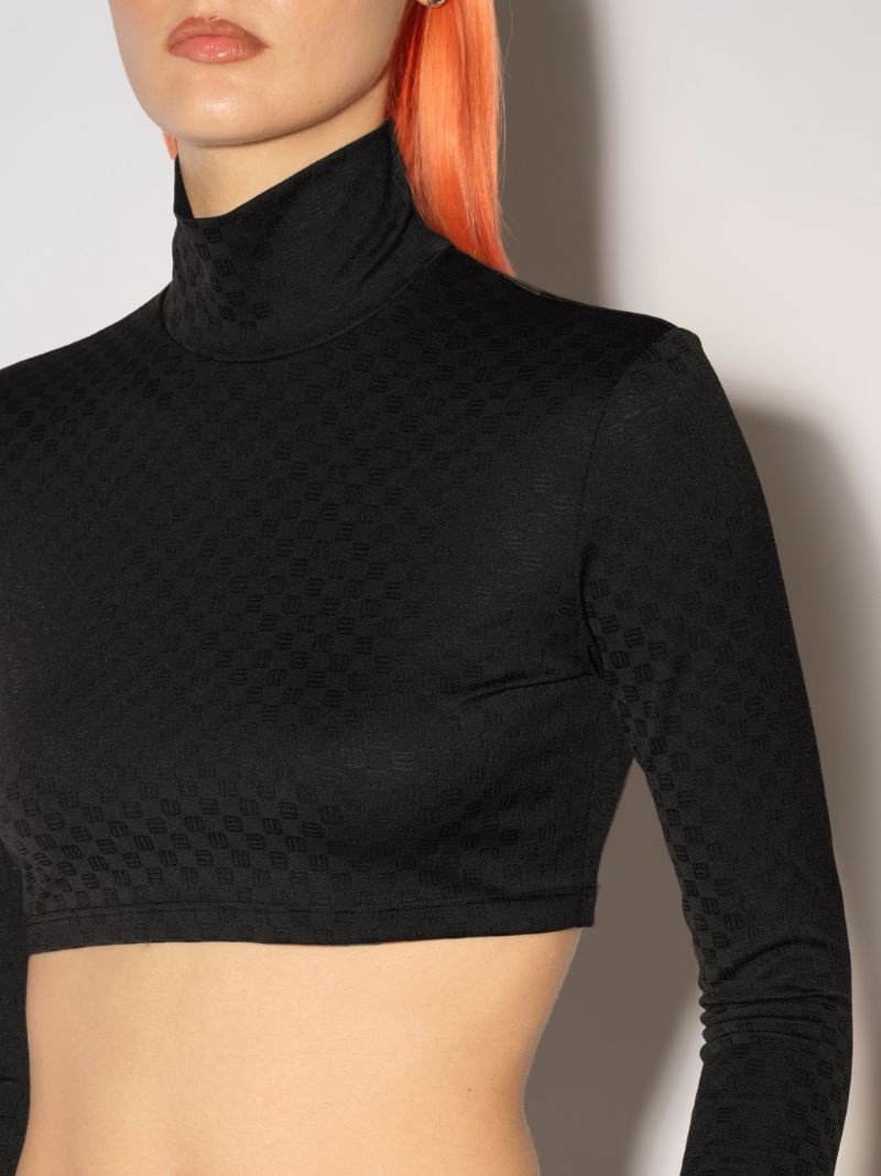 MINI MONOGRAM CROP TOP 5