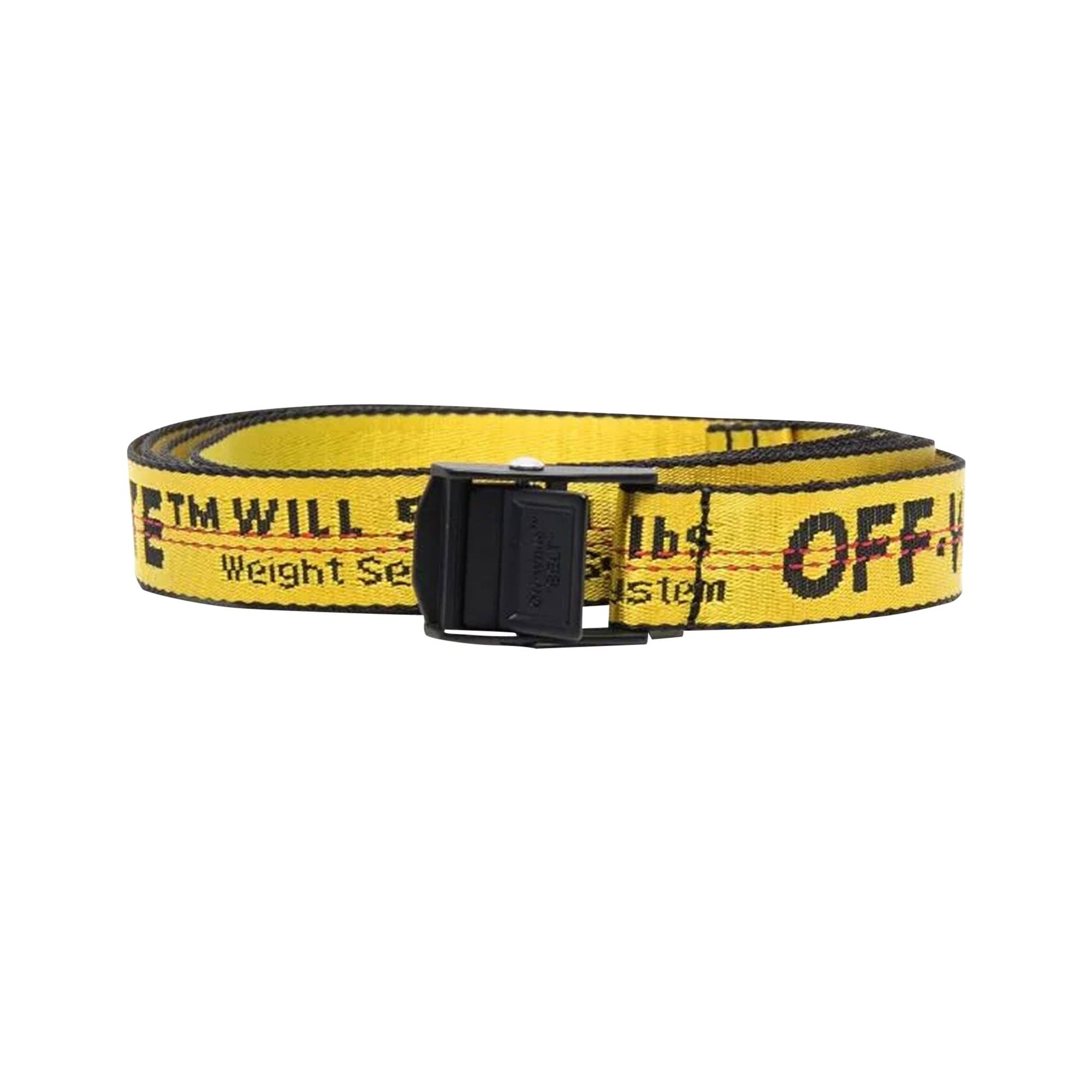 Off-White Mini Industrial Belt 'Yellow/Black' - 1
