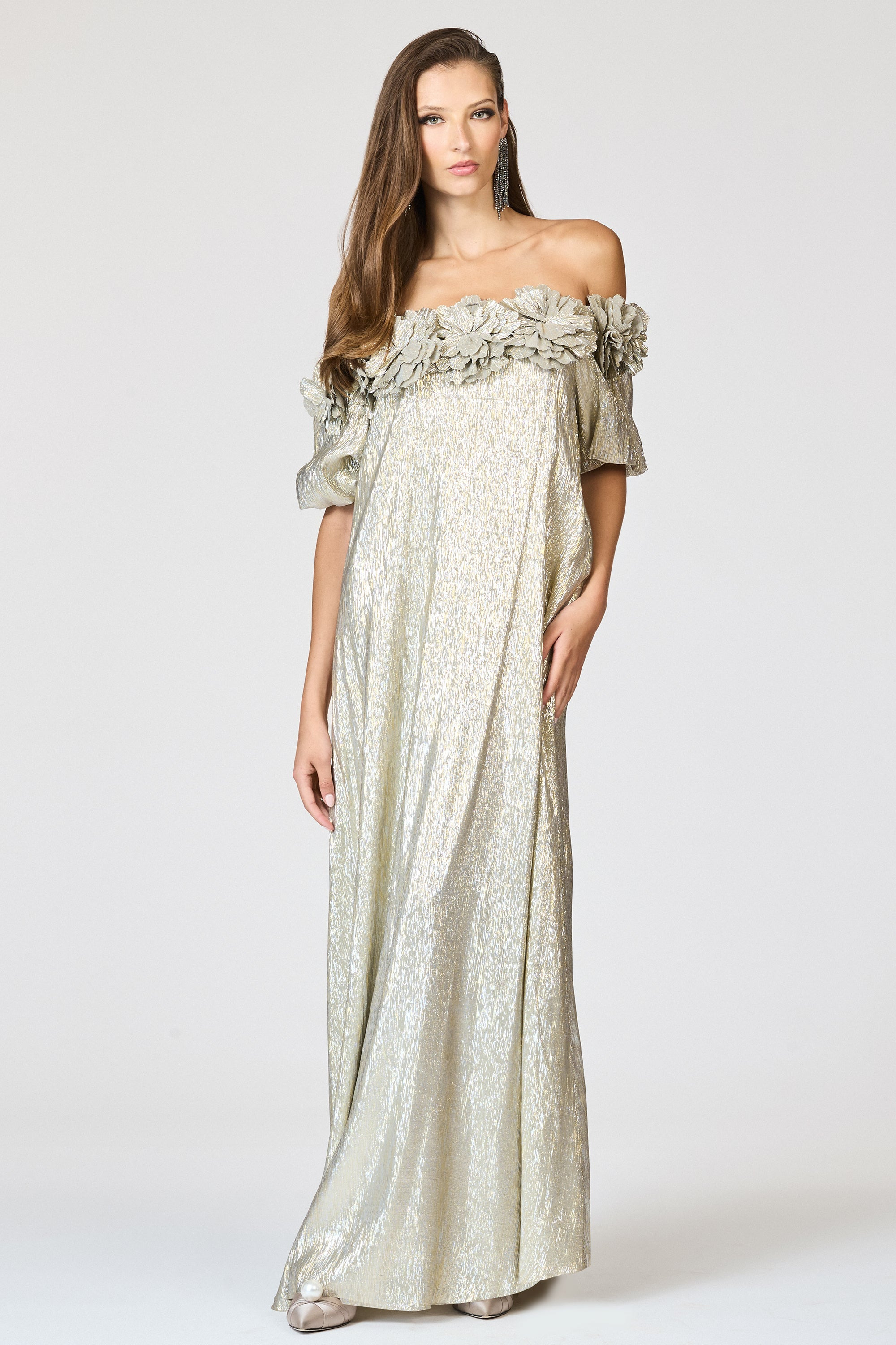 VALENTINA GOWN - METALLIC - 3