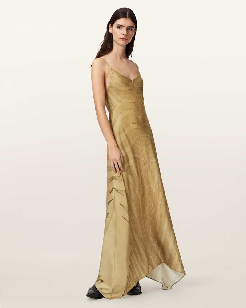 LEONA V-NECK MAXI SLIP DRESS 4
