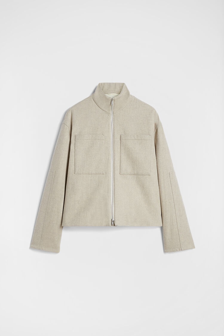 Felt Wool Padded Blouson - 5