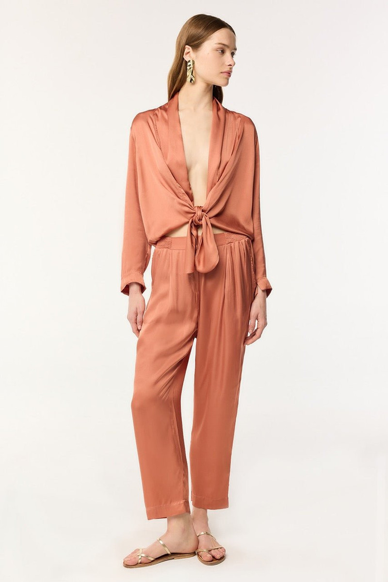 Poupette St Barth Blouse Celie - Dusty Pink outlook