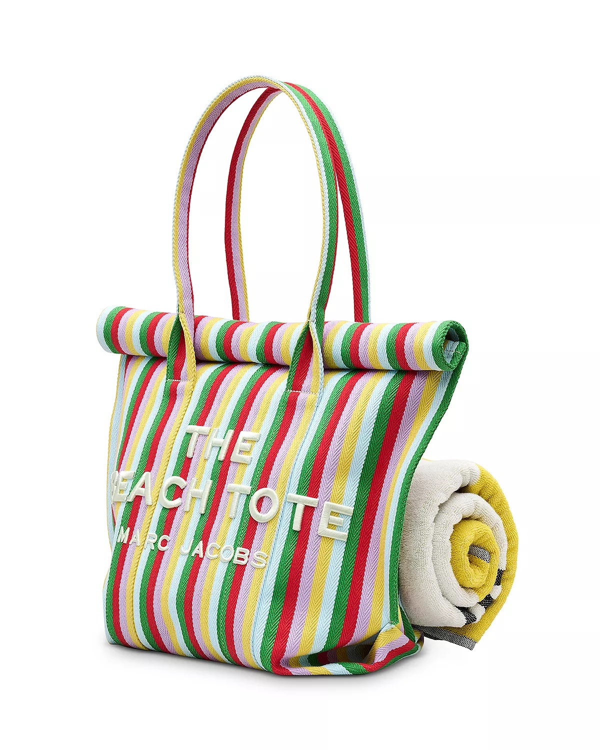 The Striped Jacquard Beach Tote Bag - 5