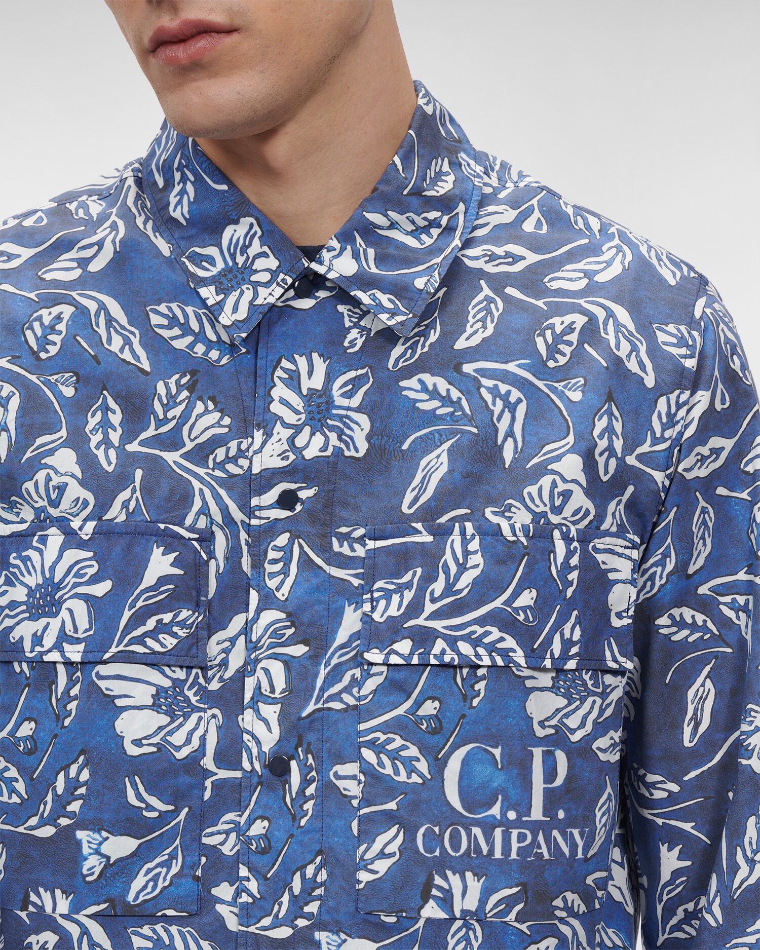 All-over Printed Popeline Shirt - 5