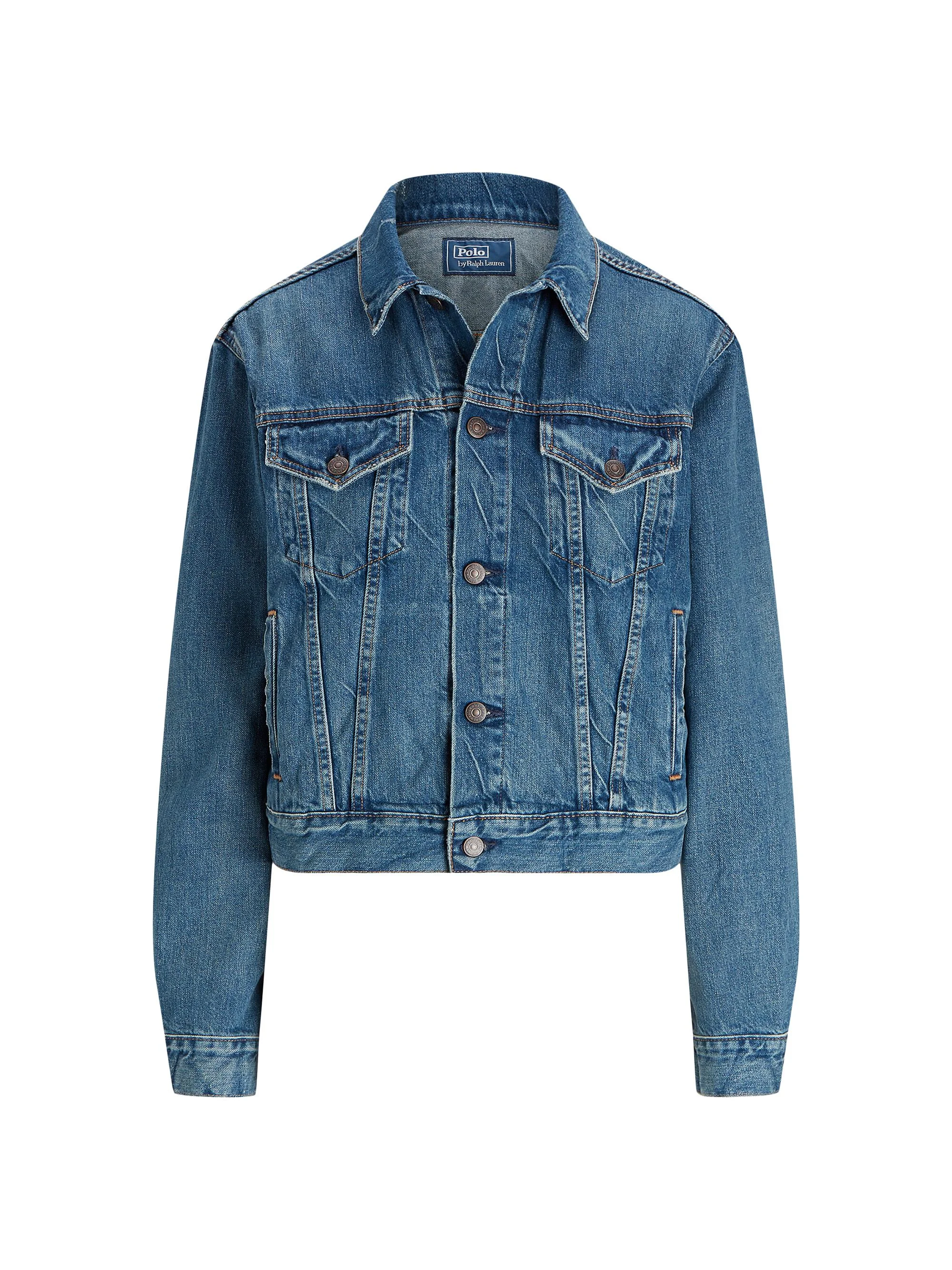 Women's Relaxed Fit Denim Jacket - Meuse Wash - 1