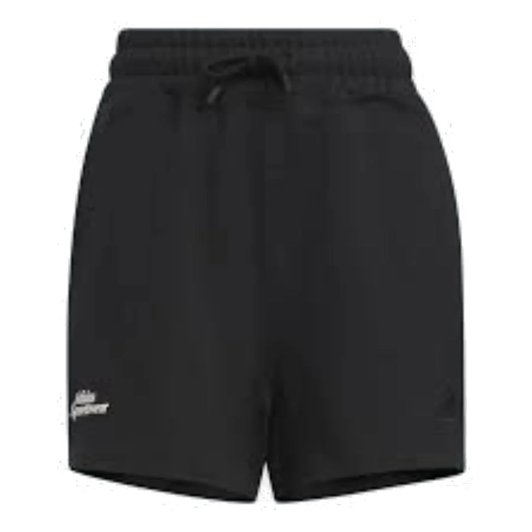 (WMNS) adidas Lounge Knit Short 'Black' IM8865 - 1