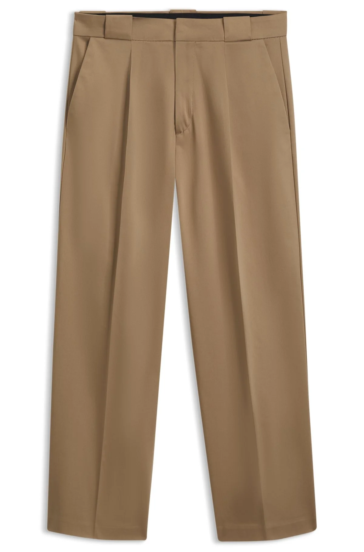 TAILORED CASUAL PANTS IN STRETCH COTTON - 1