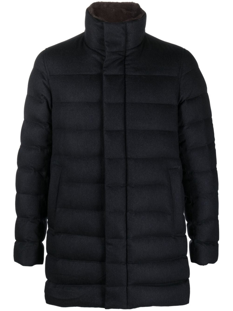 water-repellent padded parka 1