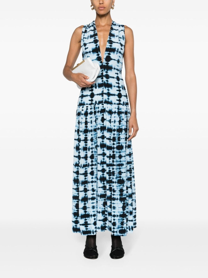 Proenza Schouler Simone tie-dye midi dress outlook