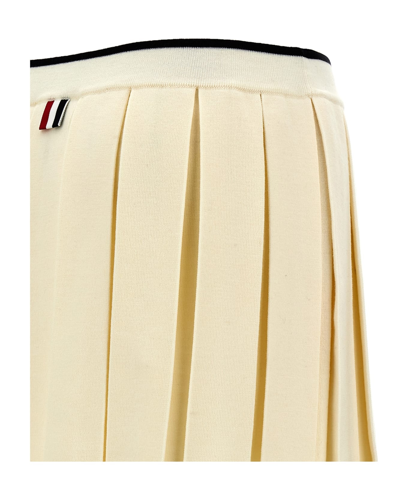Knitted Pleated Skirt - 4