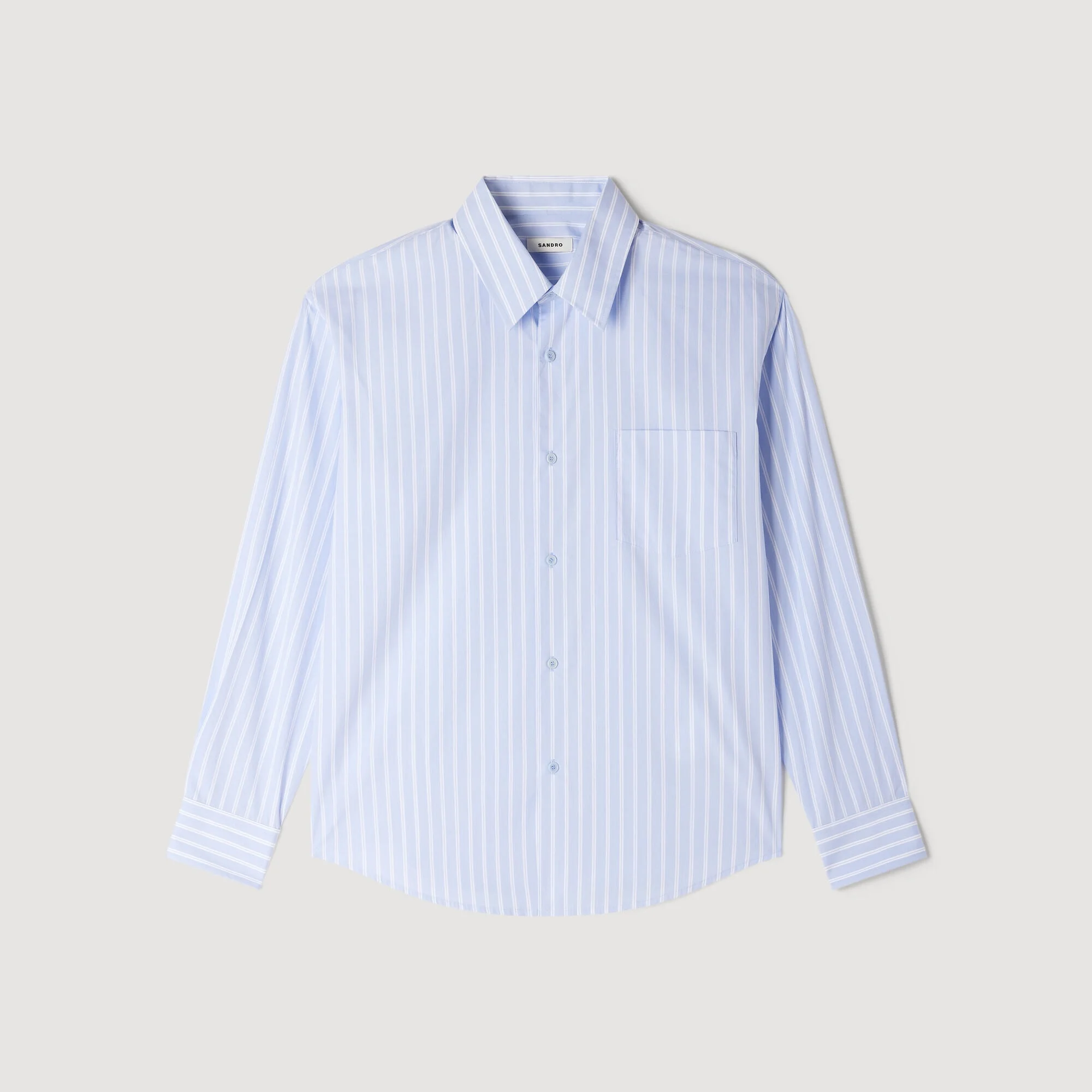 STRIPED COTTON SHIRT - 1