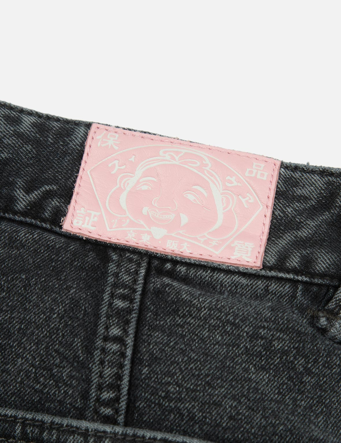 SEAGULL EMBROIDERY WASHED FASHION FIT DENIM SKORT - 10