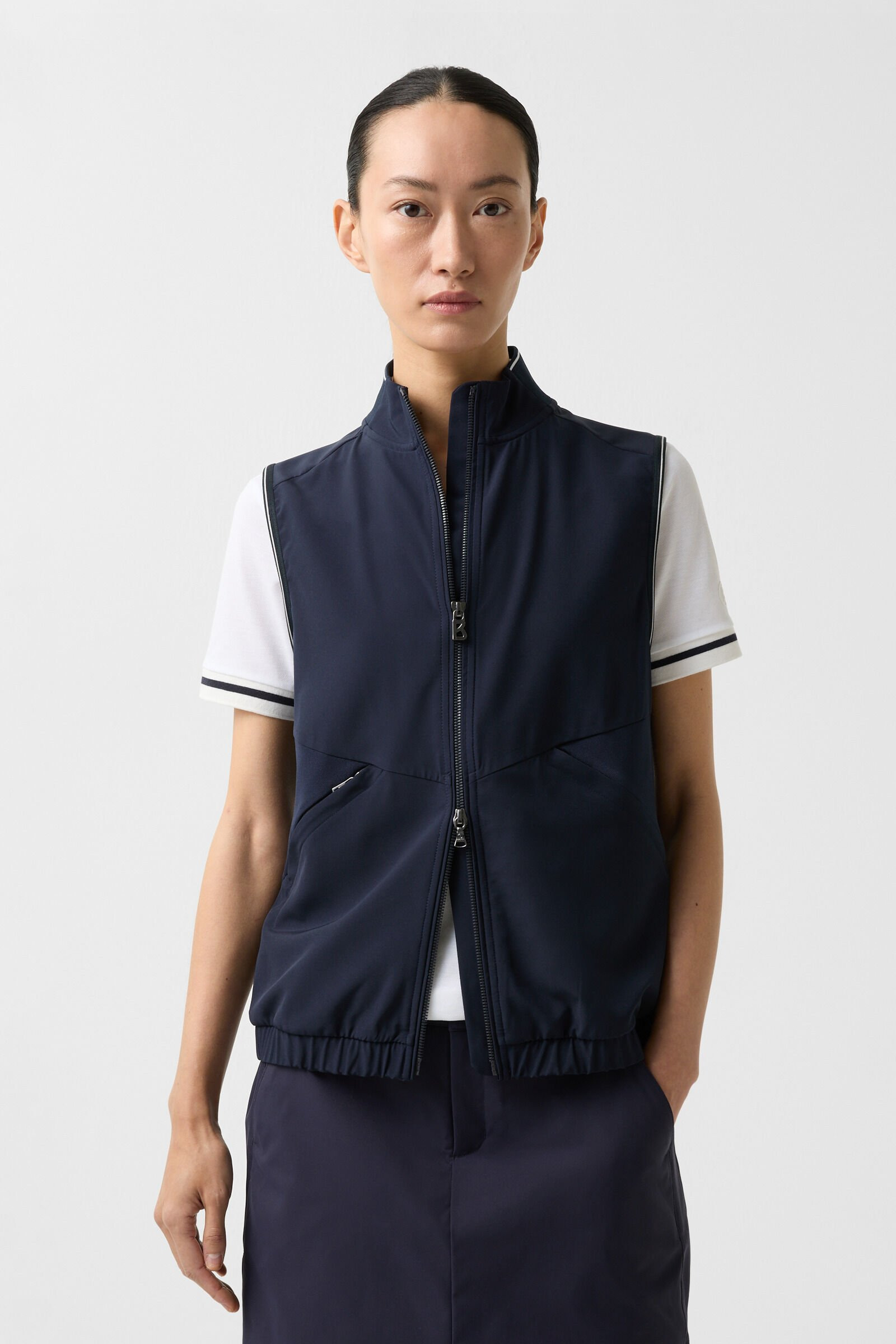 Antje functional vest in Navy blue - 2