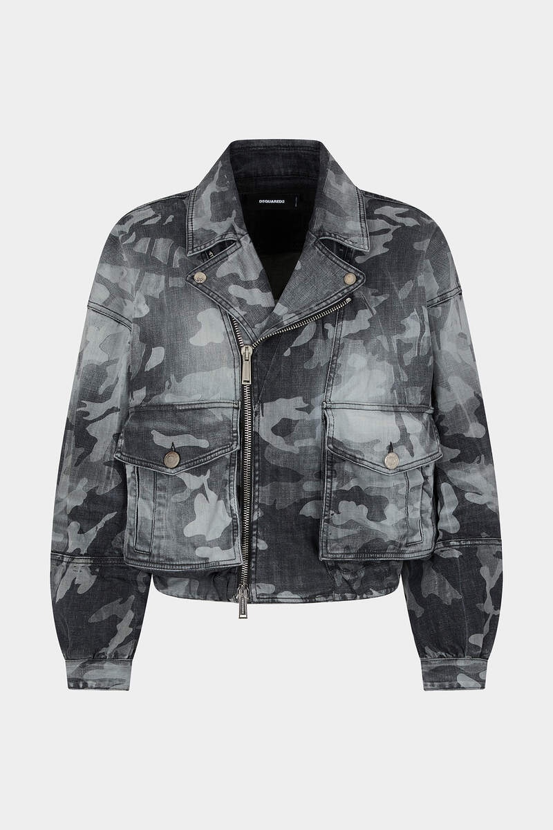 GREY CAMO WASH JACKET - 7