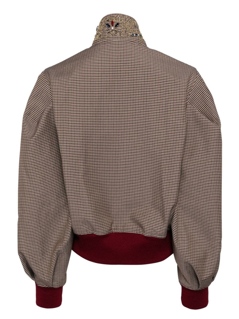 Kolor check pattern jacket outlook