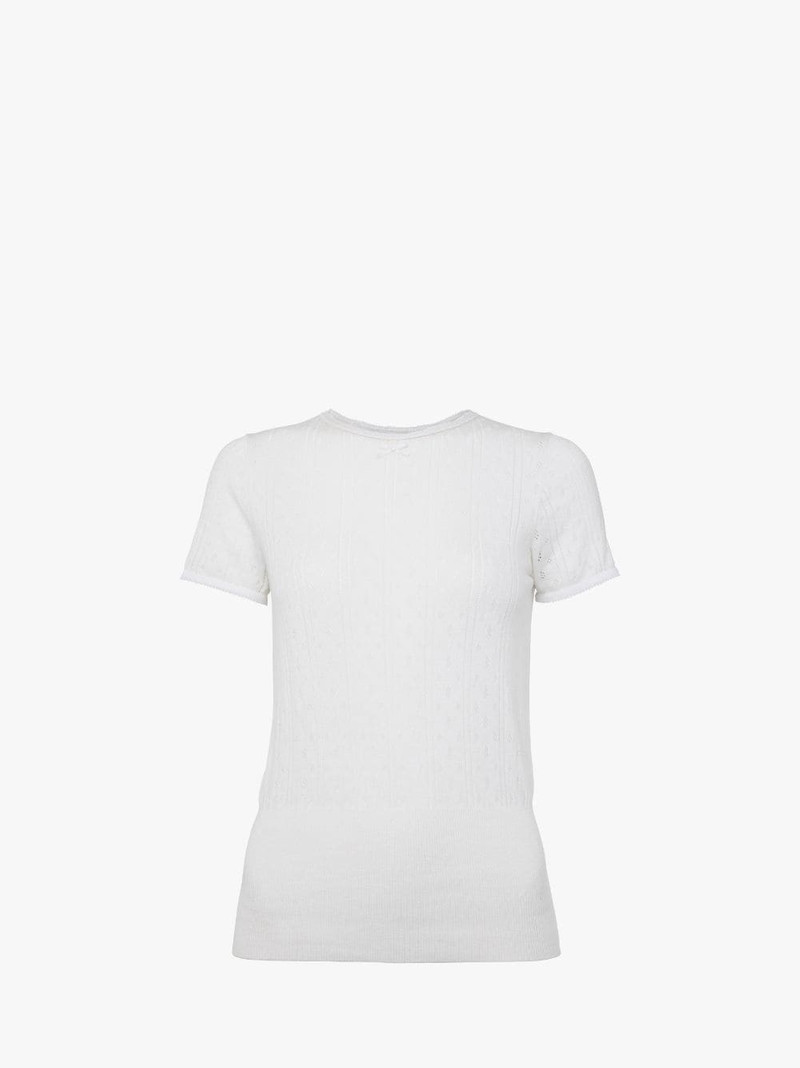 POINTELLE CAP SLEEVE TOP 1