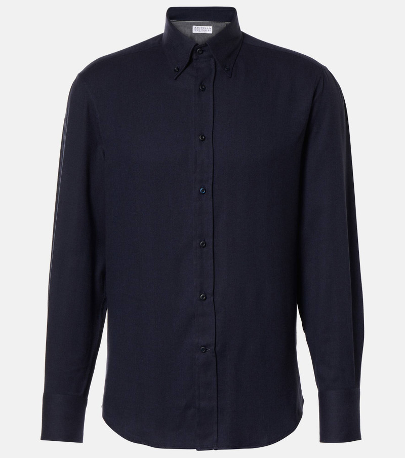 Cotton-blend shirt - 1