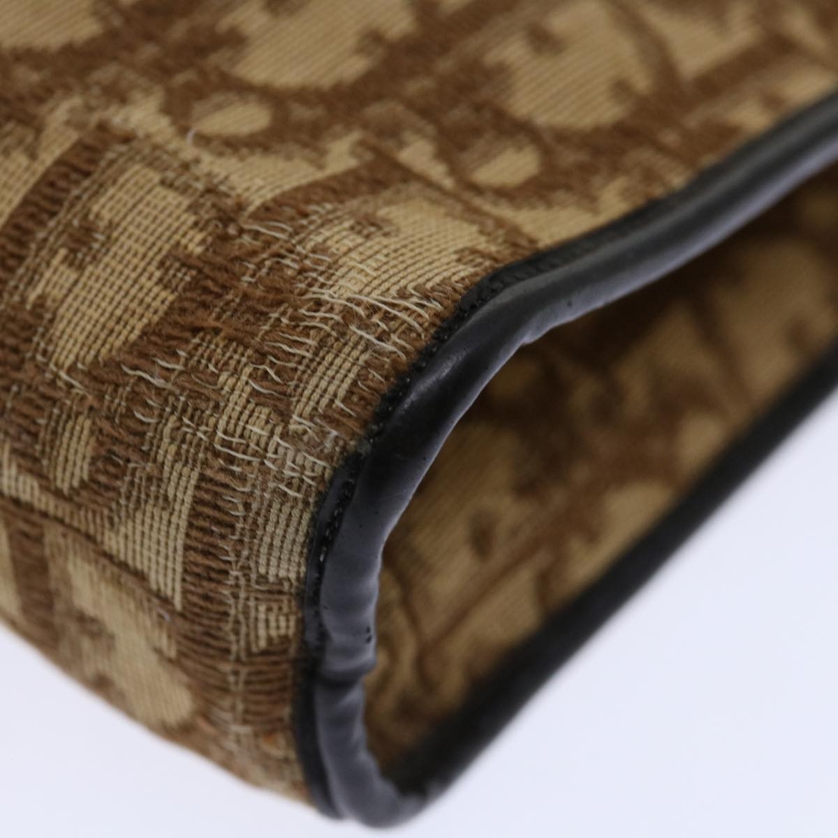 DIOR Trotter Canvas Hand Bag Canvas Brown - 15