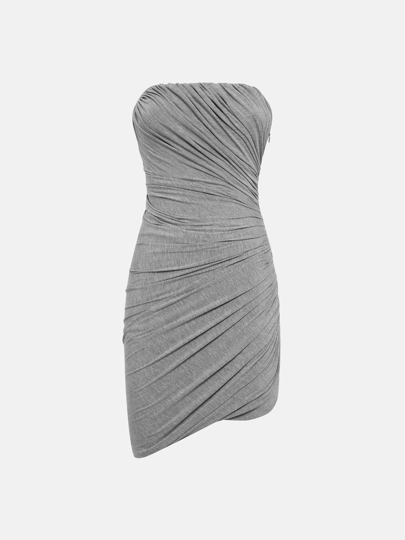 GREY MINI DRESS - 1