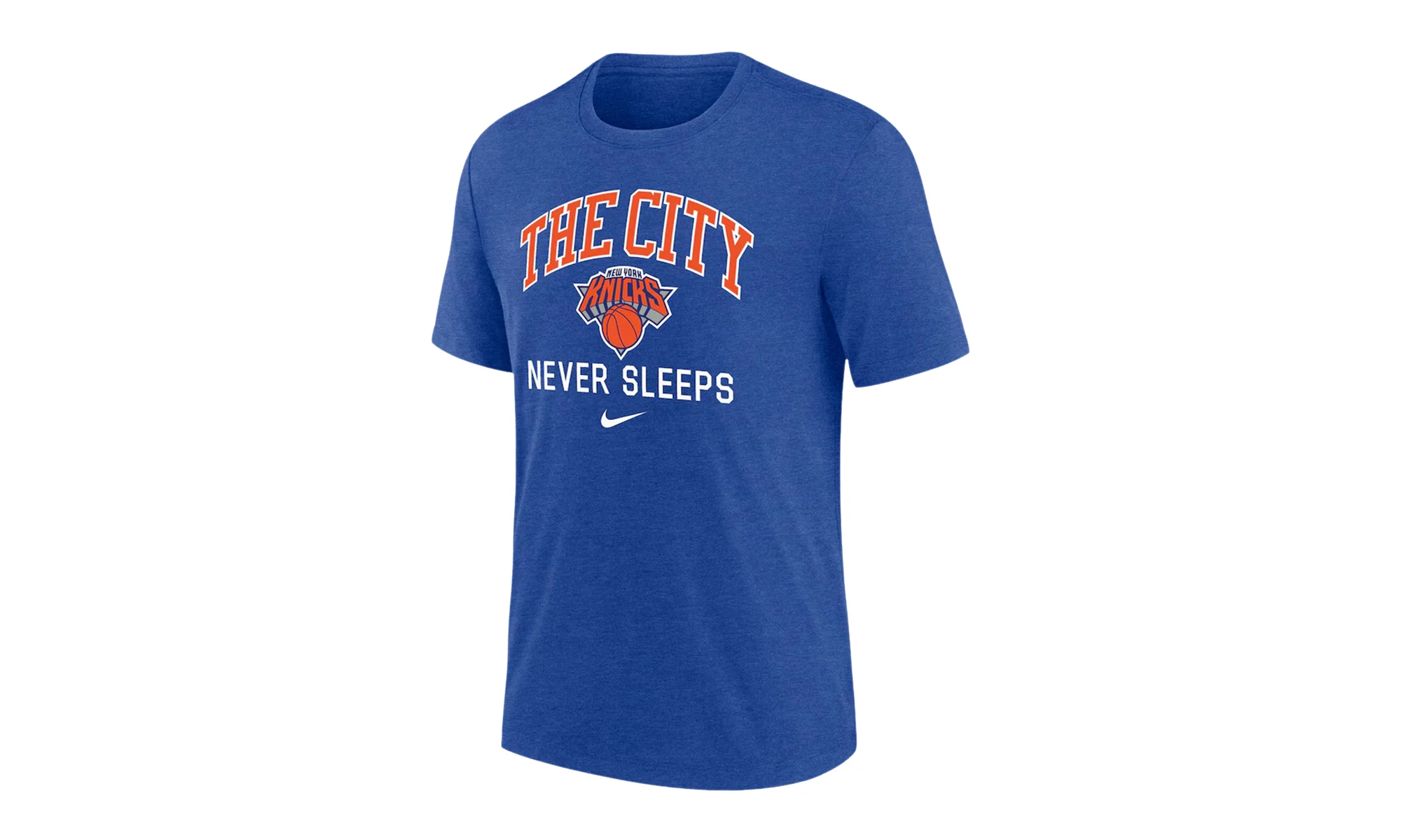 Knicks Heather Tri-Blend T-Shirt "Royal" Nike002 - 1