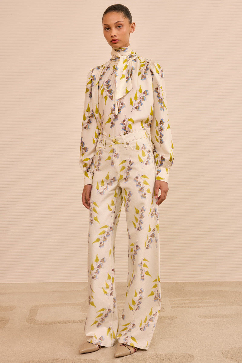 ULLA JOHNSON The Willow Wide Leg Jean outlook