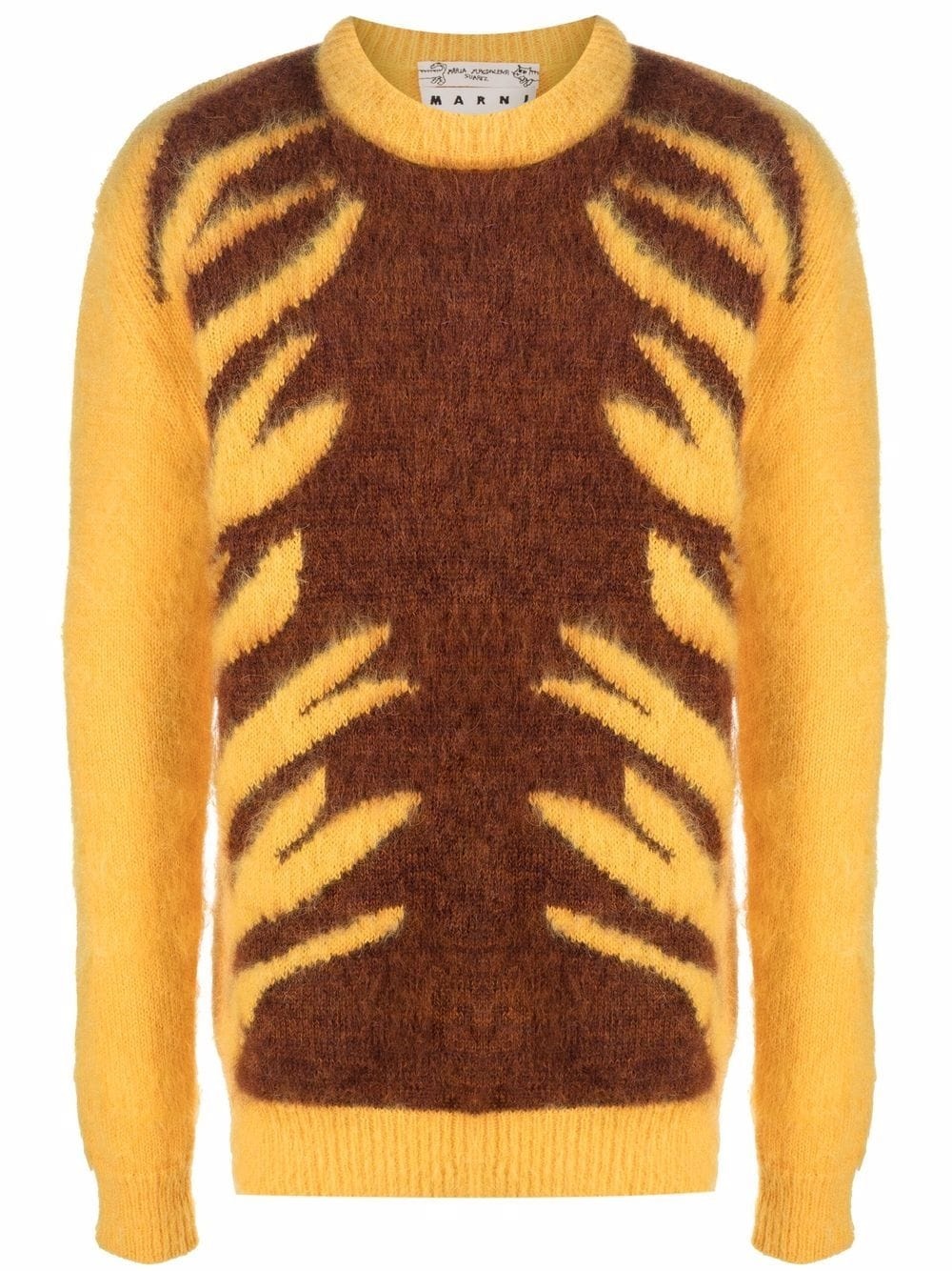 abstract intarsia-knit jumper - 1