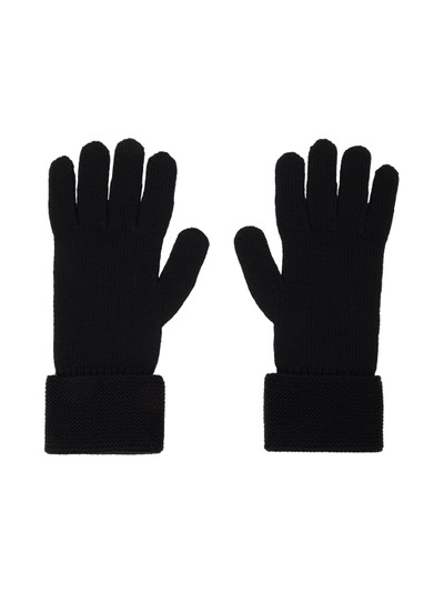 Vivienne Westwood Black Embroidered Orb Gloves outlook