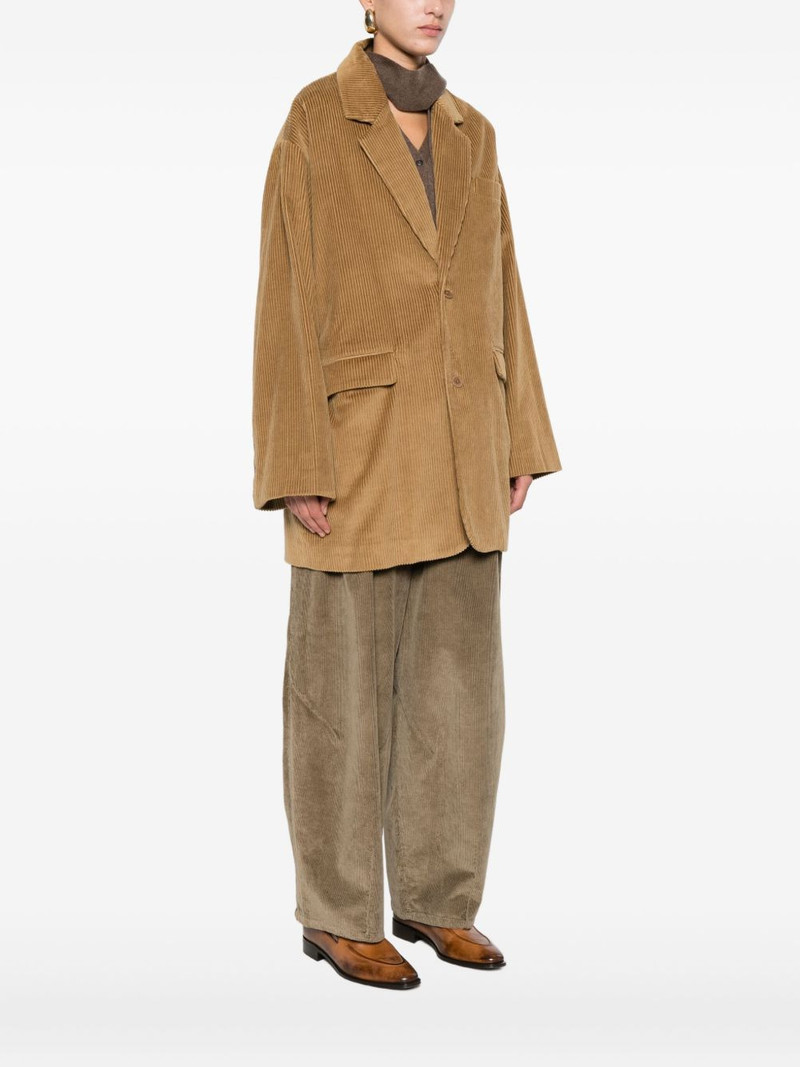 corduroy single-breasted blazer 3