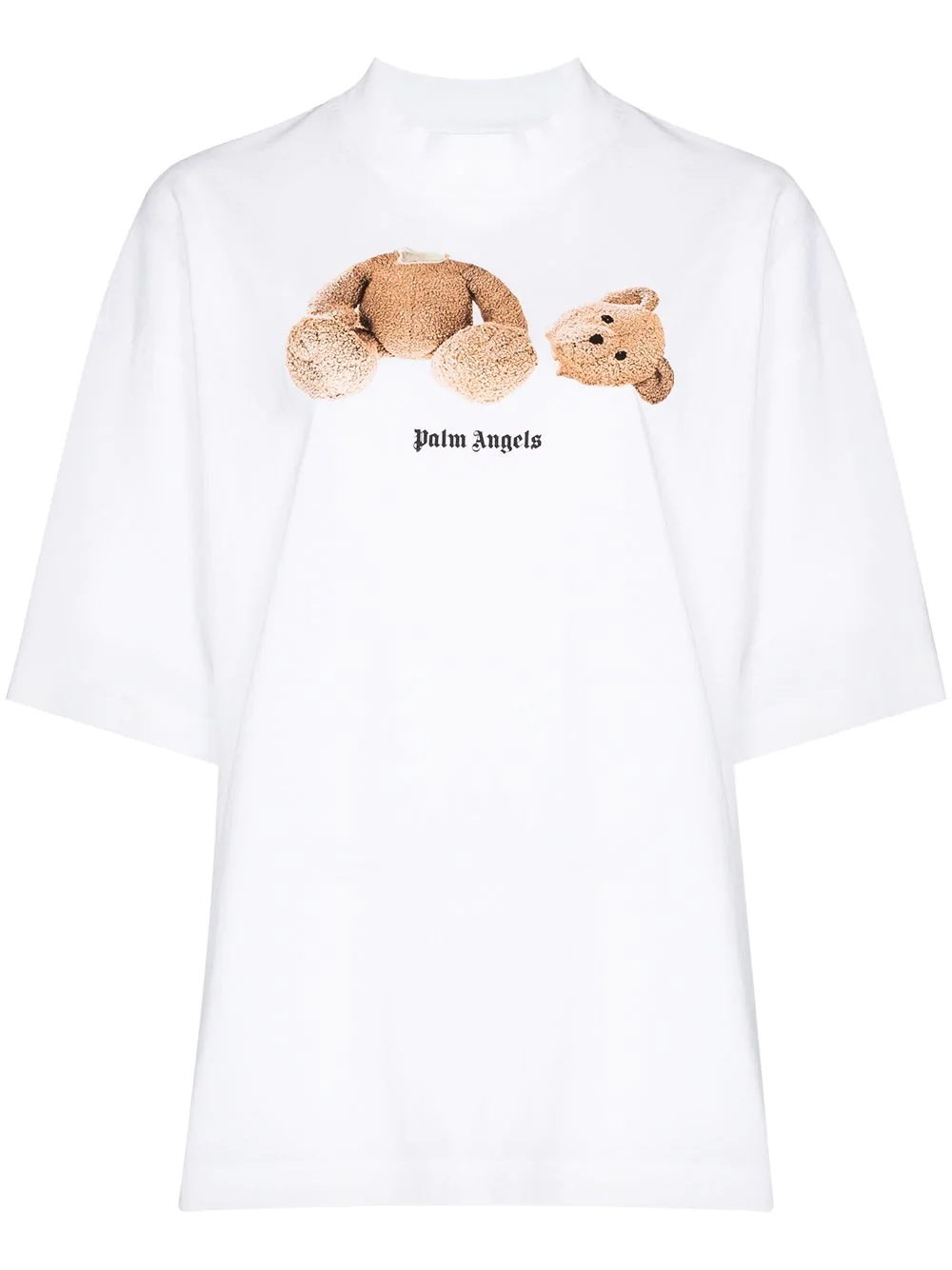 Bear print oversized T-shirt - 1