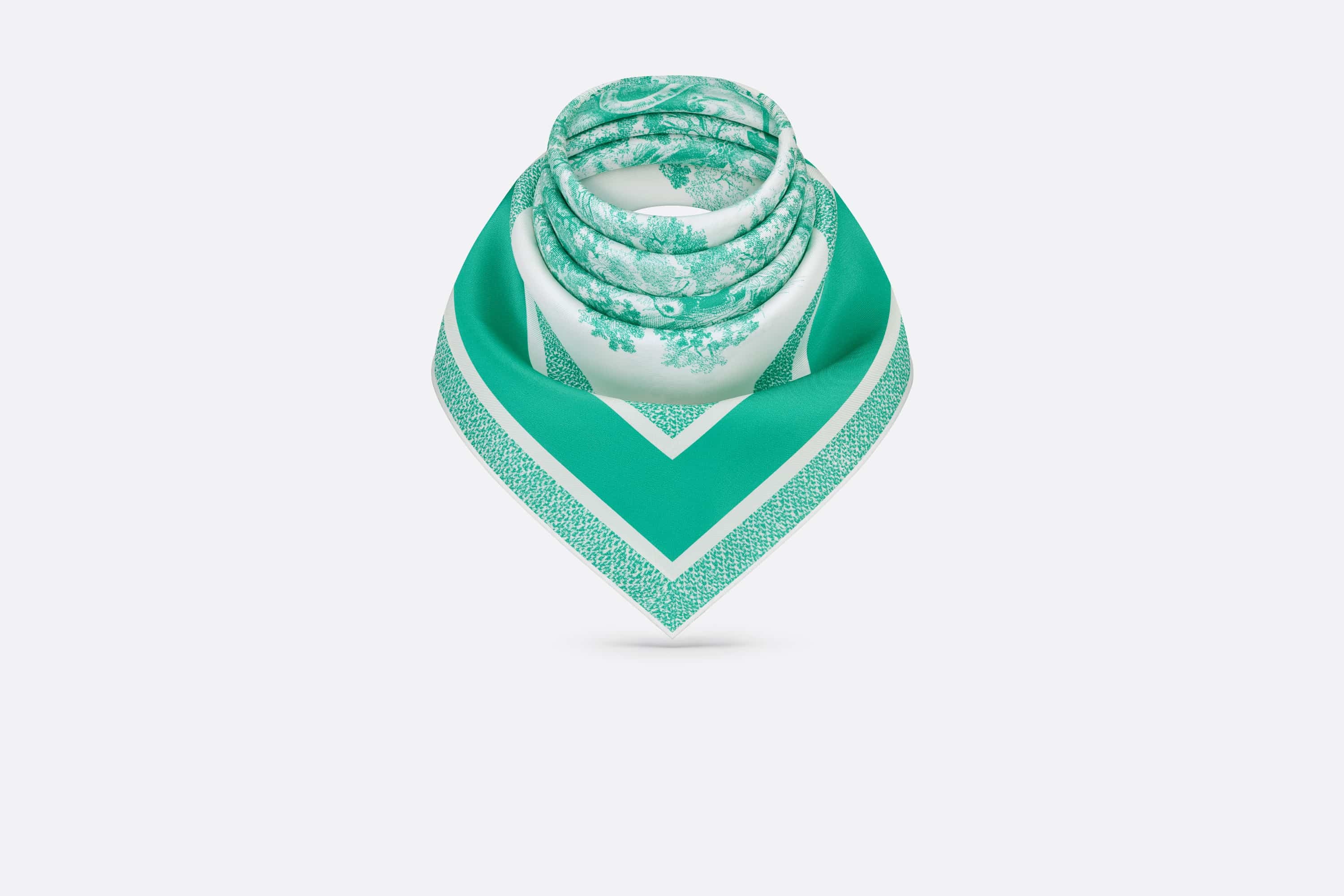 Dioriviera Toile de Jouy Sauvage 90 Square Scarf - 4