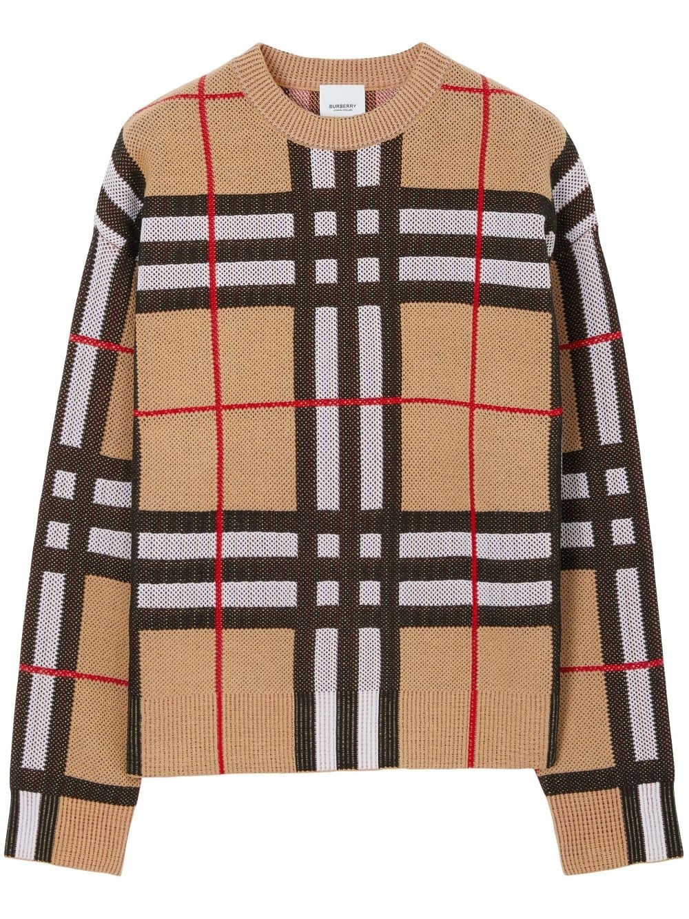 Vintage Check round-neck jumper - 1
