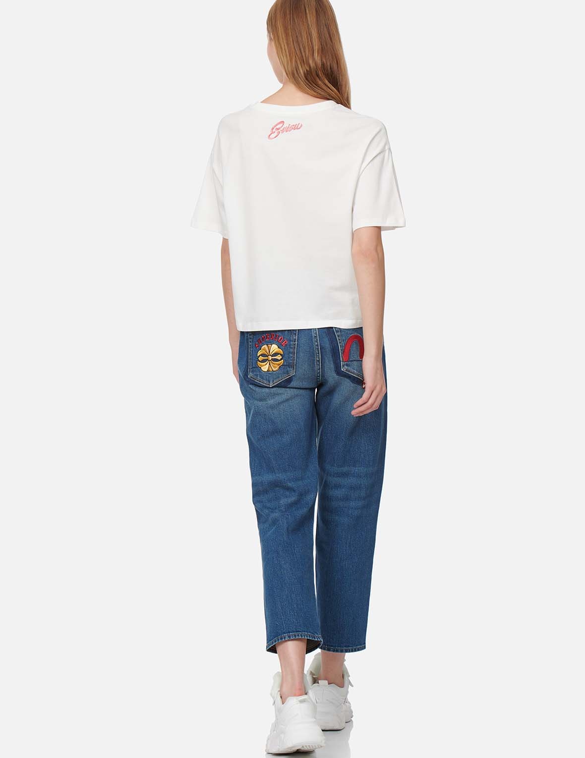 DARUMA-PATTERN SEAGULL PRINT T-SHIRT - 6