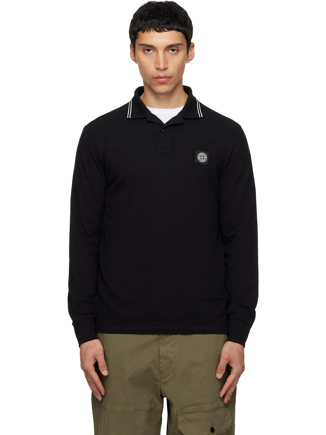 Black 2200012 Organic Cotton Piqué Polo - 1
