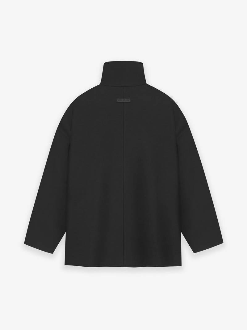 Wool Silk High Neck Jacket 2
