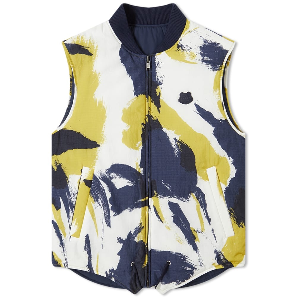 Kenzo Reversible Quilted Camo Vest - 1